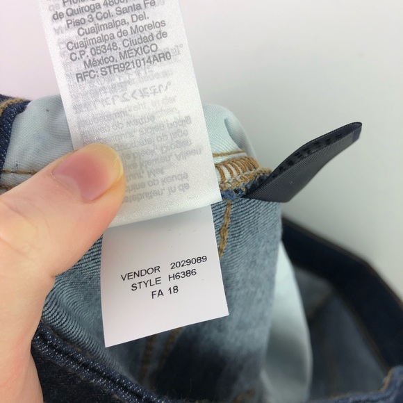 Madewell Curvy High Rise Skinny Jeans Lucille Dark - Picture 7 of 7